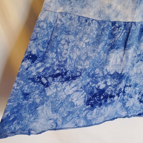 2 Summer Dresses, Volcom Play Along Black Coverup & Blue TieDyed, Size M - Picture 10 of 10